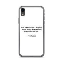 Load image into Gallery viewer, Confucius Inspirational iPhone Case
