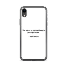 Load image into Gallery viewer, Mark Twain Inspirational iPhone Case
