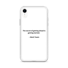 Load image into Gallery viewer, Mark Twain Inspirational iPhone Case
