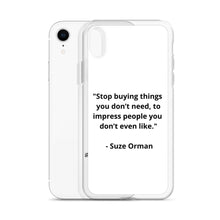 Load image into Gallery viewer, Suze Orman iPhone Case
