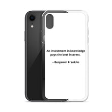 Load image into Gallery viewer, Benjamin Franklin Inspirational iPhone Case
