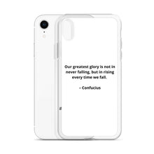 Load image into Gallery viewer, Confucius Inspirational iPhone Case
