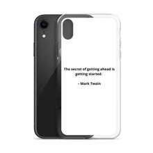 Load image into Gallery viewer, Mark Twain Inspirational iPhone Case
