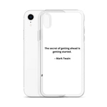 Load image into Gallery viewer, Mark Twain Inspirational iPhone Case
