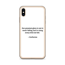 Load image into Gallery viewer, Confucius Inspirational iPhone Case
