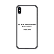 Load image into Gallery viewer, Mark Twain Inspirational iPhone Case
