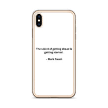 Load image into Gallery viewer, Mark Twain Inspirational iPhone Case

