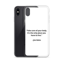 Load image into Gallery viewer, Jim Rohn iPhone Case

