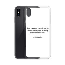 Load image into Gallery viewer, Confucius Inspirational iPhone Case
