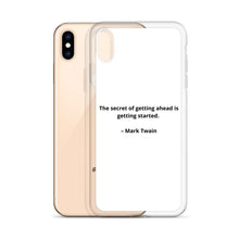 Load image into Gallery viewer, Mark Twain Inspirational iPhone Case
