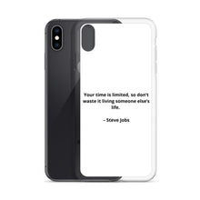 Load image into Gallery viewer, Steve Jobs Inspirational iPhone Case
