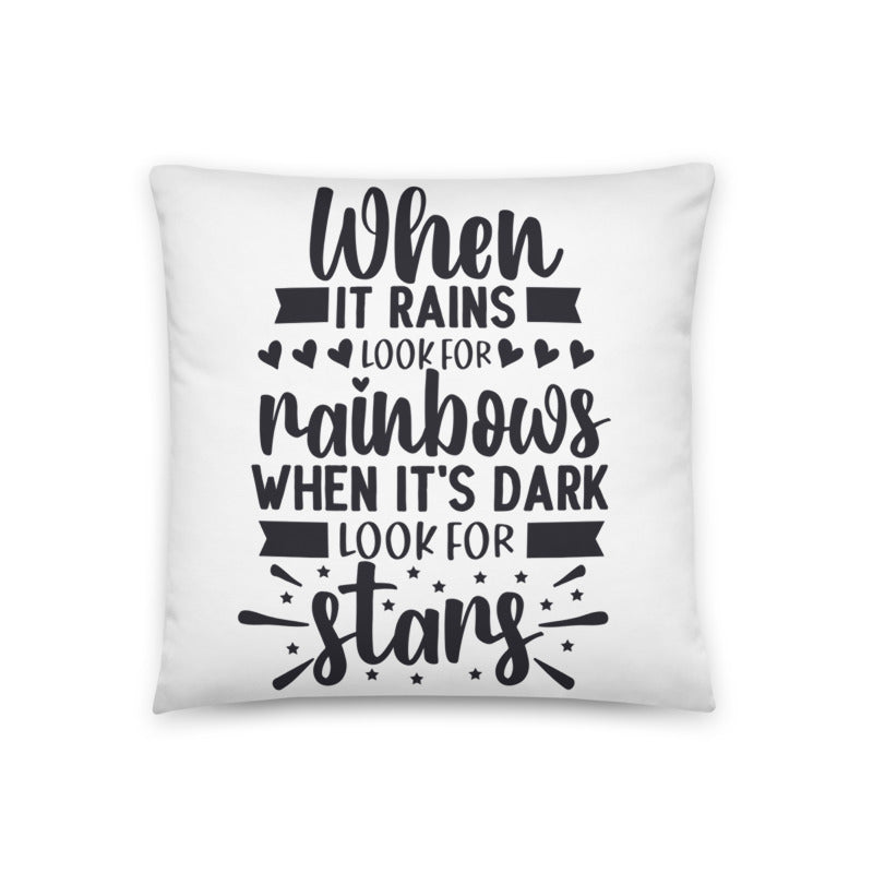 When It Rains Pillow