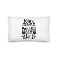 Load image into Gallery viewer, When It Rains Pillow
