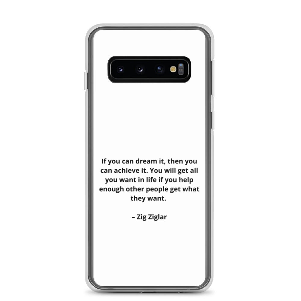 Zig Ziglar Inspirational Samsung Case