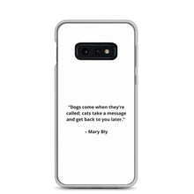 Load image into Gallery viewer, Mary Bly Dog/Cat Love Samsung Case
