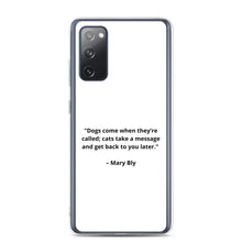 Load image into Gallery viewer, Mary Bly Dog/Cat Love Samsung Case
