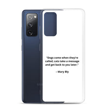 Load image into Gallery viewer, Mary Bly Dog/Cat Love Samsung Case
