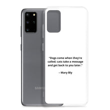 Load image into Gallery viewer, Mary Bly Dog/Cat Love Samsung Case
