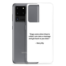 Load image into Gallery viewer, Mary Bly Dog/Cat Love Samsung Case
