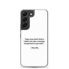 Load image into Gallery viewer, Mary Bly Dog/Cat Love Samsung Case
