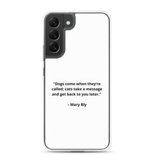 Load image into Gallery viewer, Mary Bly Dog/Cat Love Samsung Case
