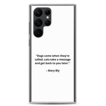 Load image into Gallery viewer, Mary Bly Dog/Cat Love Samsung Case
