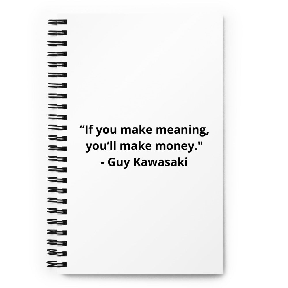 Guy Kawasaki Spiral Notebook