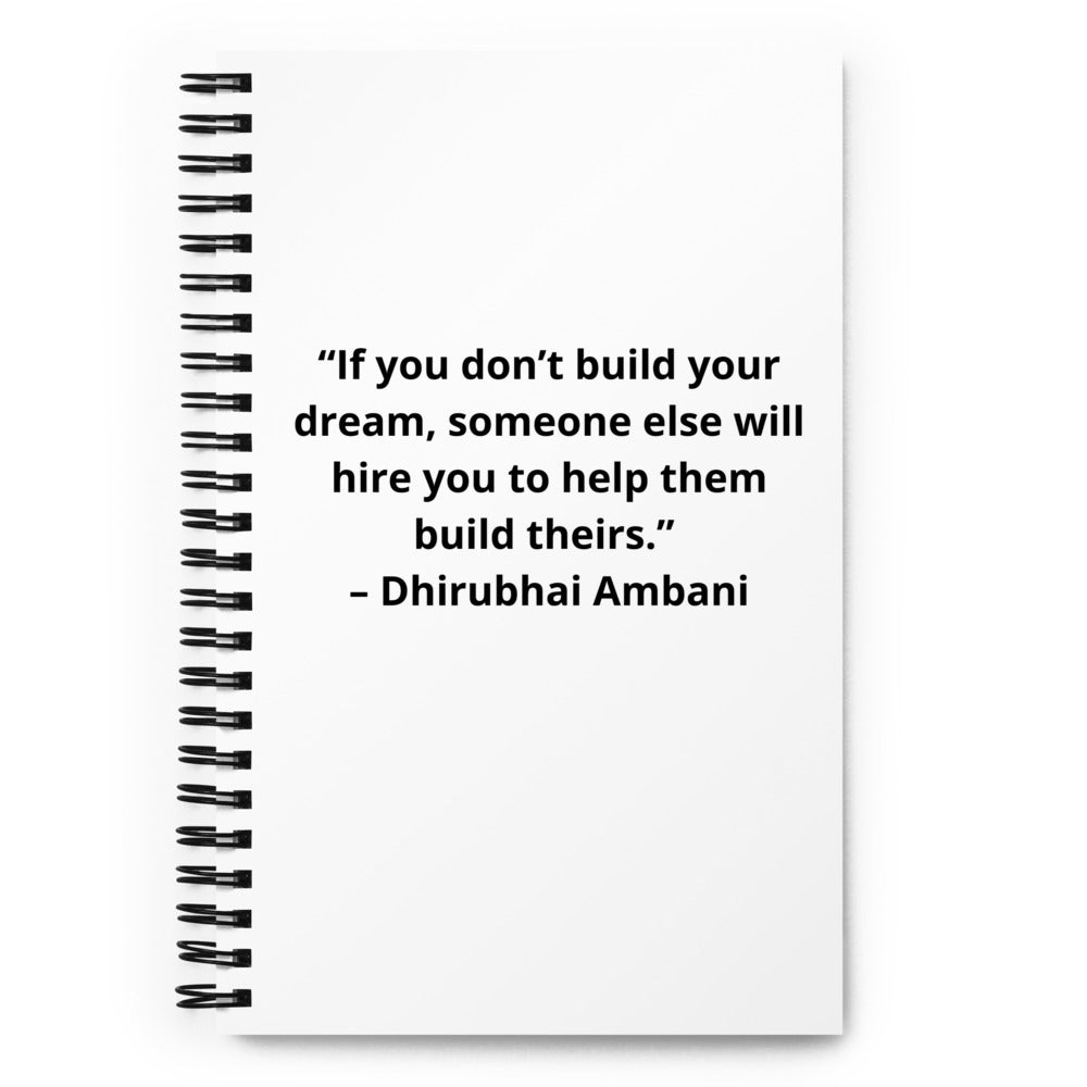 Dhirubhai Ambani Spiral Notebook