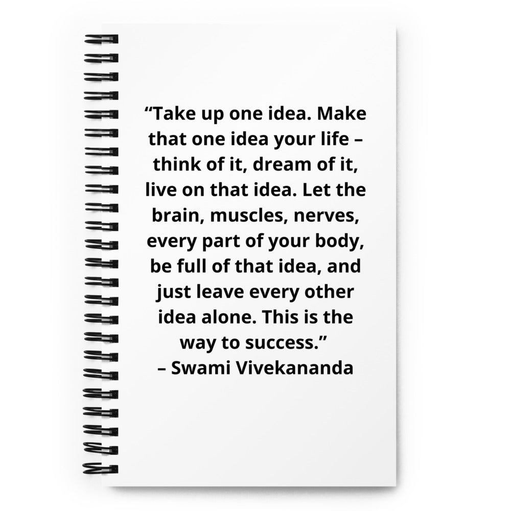 Swami Vivekananda Spiral Notebook