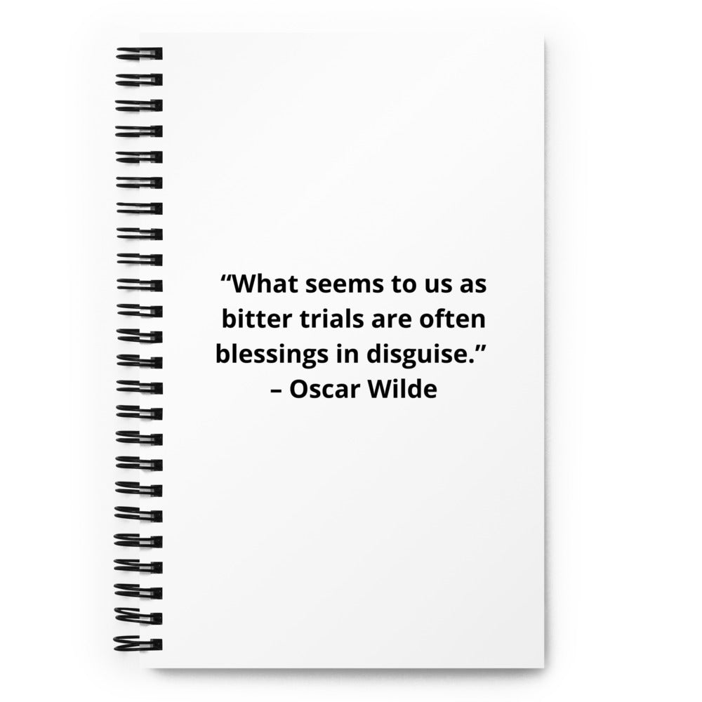 Oscar Wilde Spiral Notebook