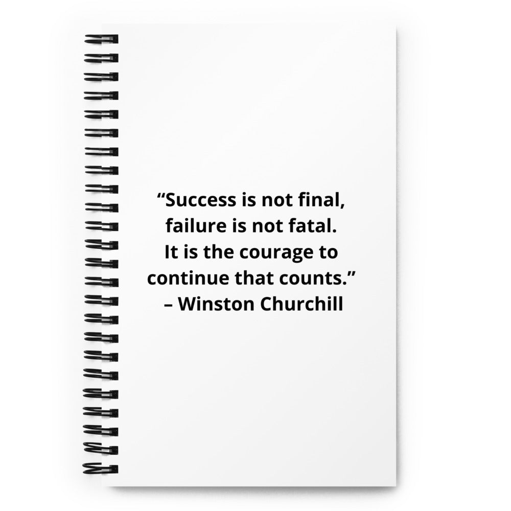 Winston Churchill Spiral Notebook