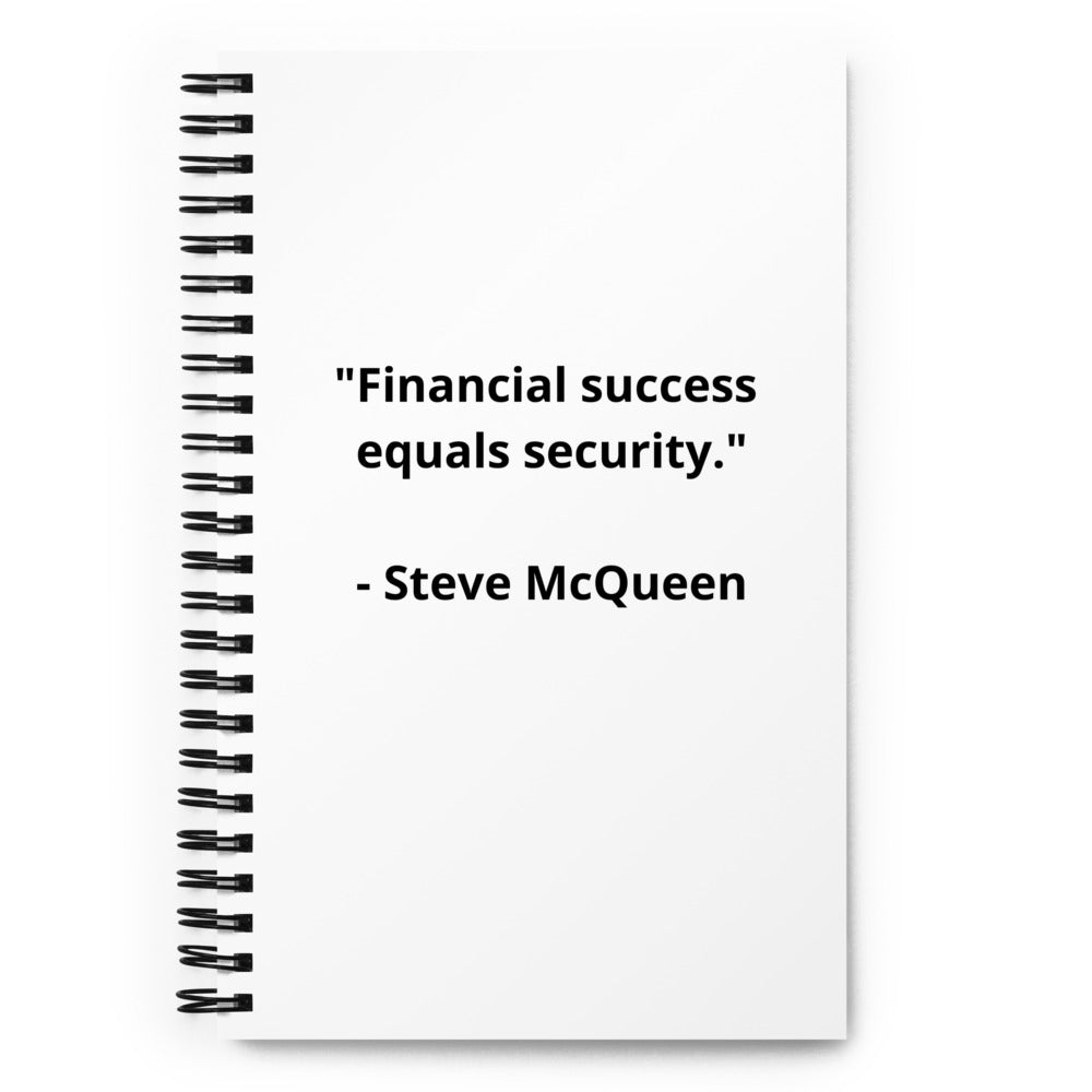 Steve McQueen Spiral Notebook