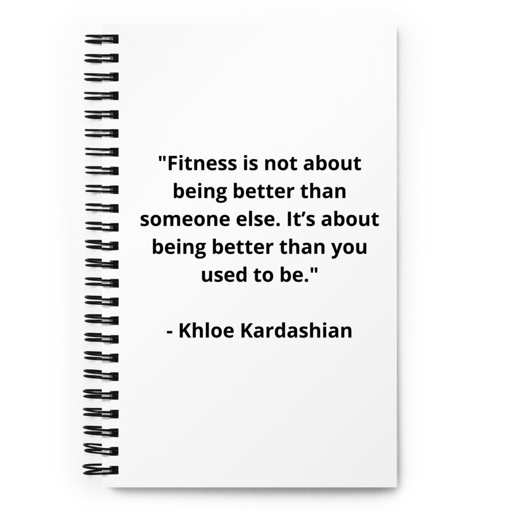 Khloe Kardashian Spiral Notebook