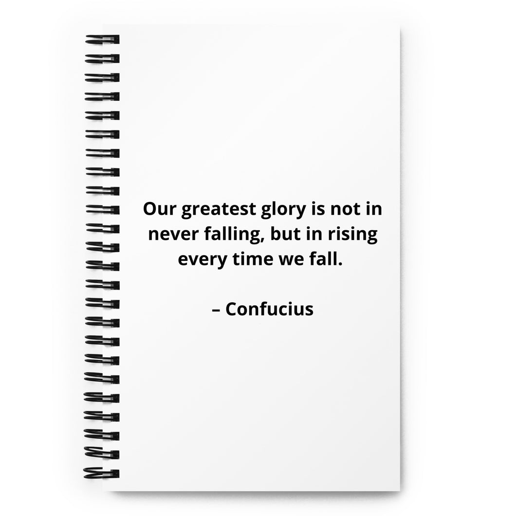 Confucius Inspirational Spiral Notebook