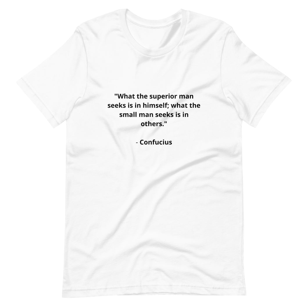 Spiritual Confucius Quote Unisex T-shirt