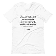 Load image into Gallery viewer, Romance Plato Unisex T-shirt
