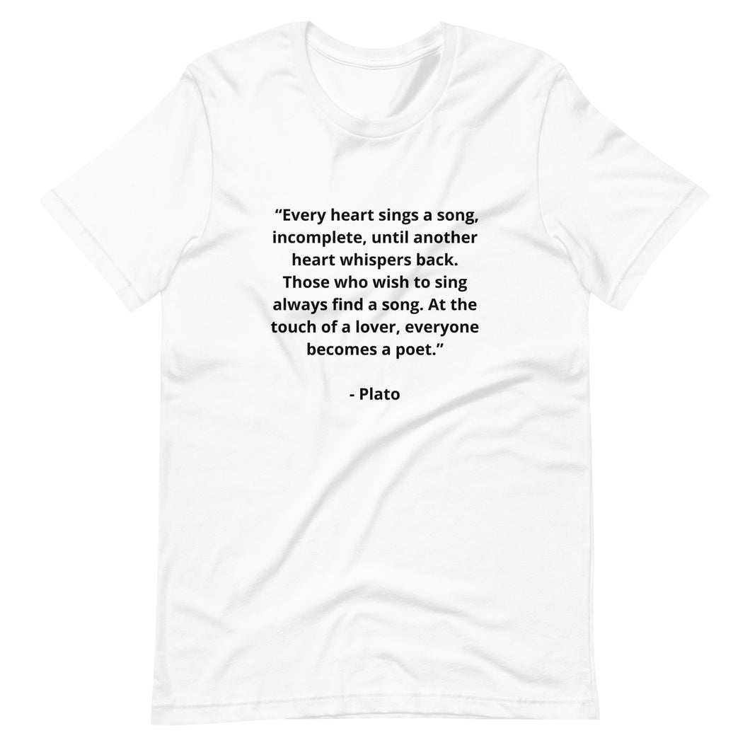 Romance Plato Unisex T-shirt