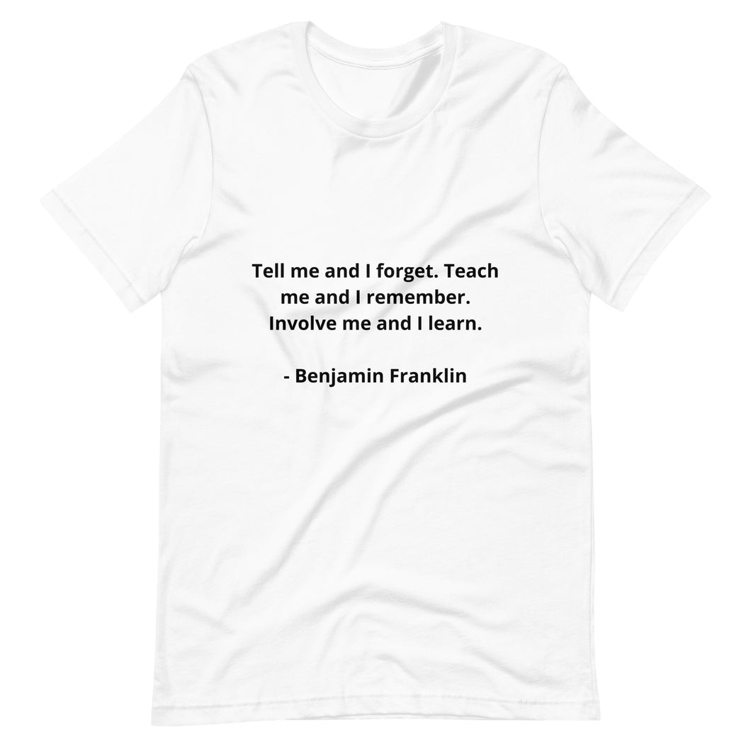 Teachers Benjamin Franklin Unisex T-shirt