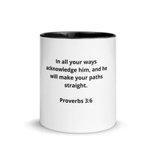 Load image into Gallery viewer, Bible Verses Proverbs 3:6 Mug
