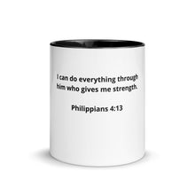 Load image into Gallery viewer, Bible Verses Philippians 4:13 Mug
