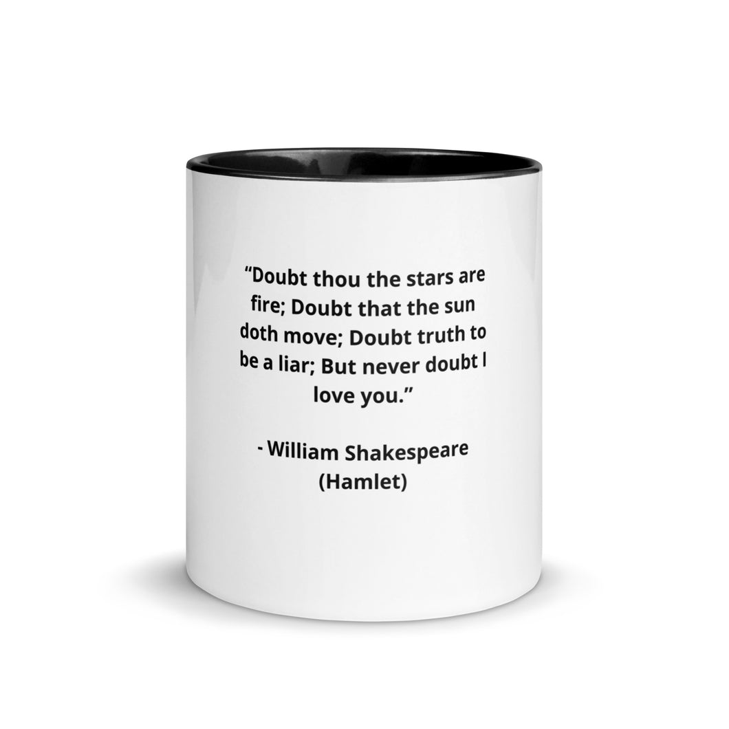 Romance William Shakespeare, Hamlet Mug